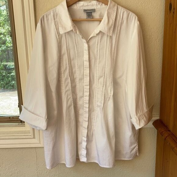 Maggie Barnes for Catherine’s Button Down Shirt - Picture 1 of 8